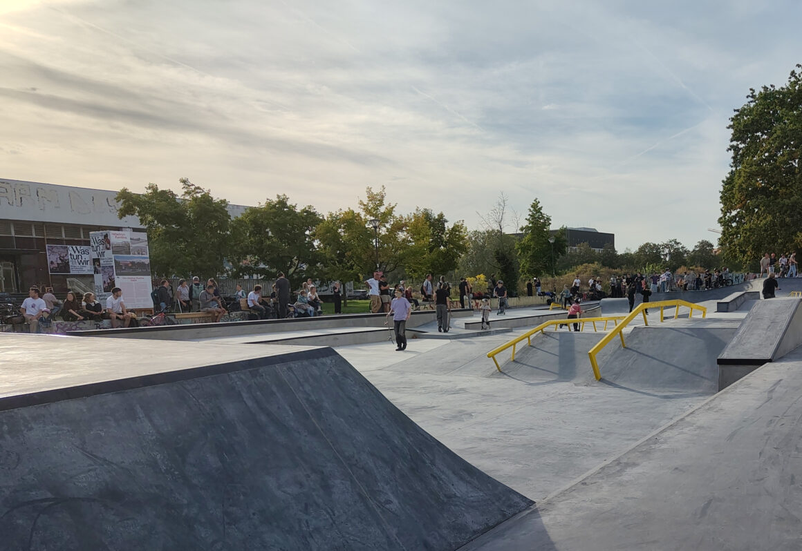 Eröffnungsfeier Skatepark Lingnerallee 1.10.2026
